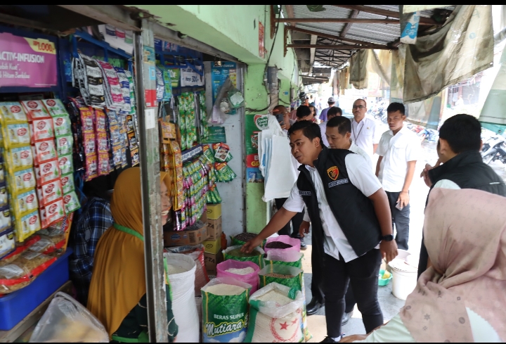 Satgas Pangan Polres Magetan Bersama Disperindag Sidak Pasar Pantau Ketersediaan dan Harga Bapokting