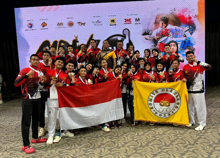 Tim Taekwondo Garbha Presisi Polri mendulang prestasi di kejuaraan Taekwondo Internasional di Malaysia 2024