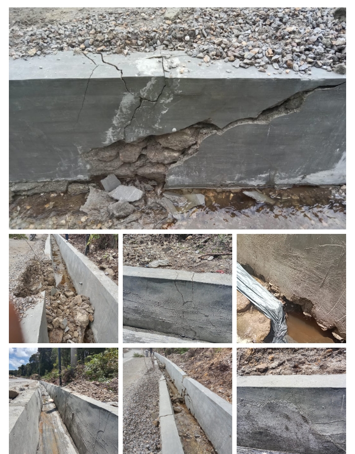 Proyek Siluman Tanpa Papan Nama Abaikan UU KIP, Mulai Dari Proyek Pelebaran Jalan Dan Pembangunan Parit, Satu Paket Dari PT Saneca.