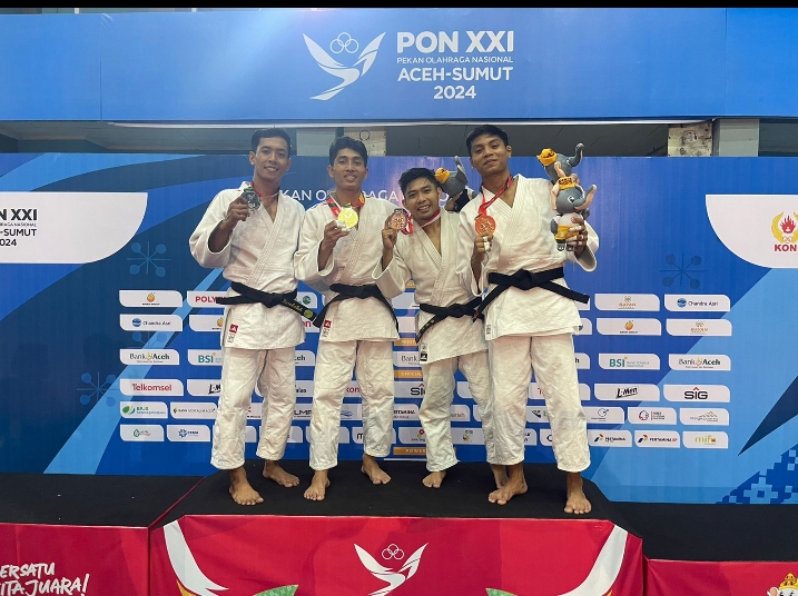 Atlet Judo Polri Sumbang Emas Untuk Provinsi Bali di Pon XXI Aceh Sumut