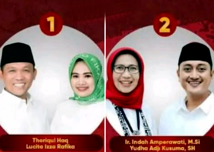 Calon Bupati Lumajang Cak Torik-Neng Fika dan Bunda Indah-Yuda Saling Klaim Kemenangan