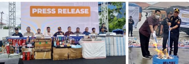 Kantor Wilayah (Kanwil) Bea Cukai Sulawesi Selatan, Barang Yang Menjadi Milik Negara (BMMN) Dengan Potensi Negara Mengalami Kerugian Sebesar 6,88 Miliar