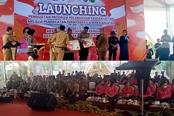 Ketua Bhayangkari Jatim Hadiri Peluncuran Program Pekarangan Pangan Lestari di Batu