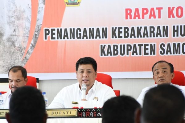 Pemkab Samosir Gelar Rakor Penanganan Karhutla, Bupati Samosir Titik Beratkan Upaya Pencegahan.