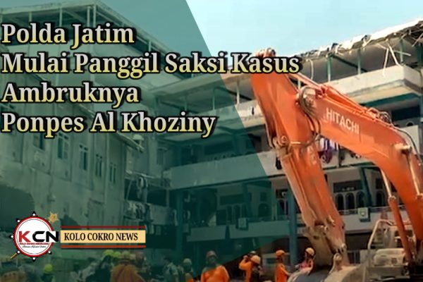 Polda Jatim Mulai Panggil Saksi Kasus Ambruknya Ponpes Al Khoziny, Penyelidikan Berlanjut Hati-hati