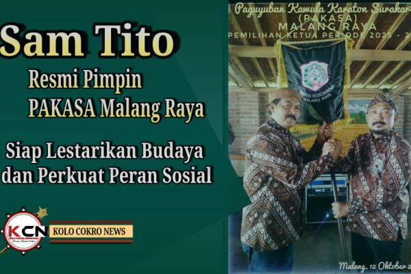 Sam Tito Resmi Pimpin PAKASA Malang Raya, Siap Lestarikan Budaya dan Perkuat Peran Sosial