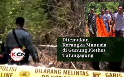 Ditemukan Kerangka Manusia di Gunung Plethes Tulungagung, Diduga Sudah Lebih dari Setahun