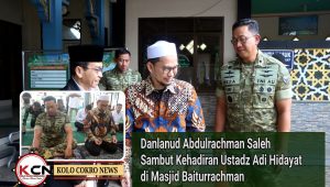 Danlanud Abdulrachman Saleh Sambut Kehadiran Ustadz Adi Hidayat di Masjid Baiturrachman, Jadi Momen Penuh Makna dan Kebersamaan