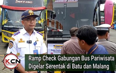 Pastikan Keamanan Wisatawan, Ramp Check Gabungan Bus Pariwisata Digelar Serentak di Batu dan Malang