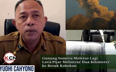 Gunung Semeru Meletus Lagi, Lava Pijar Meluncur Dua Kilometer ke Besuk Kobokan