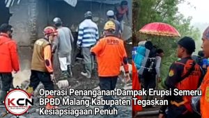 Tim Gabungan Lanjutkan Operasi Penanganan Dampak Erupsi Semeru, BPBD Malang Kabupaten Tegaskan Kesiapsiagaan Penuh