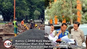 Komisi C DPRD Kota Malang Tinjau Progres Revitalisasi Alun-Alun Merdeka, Pastikan Pelestarian Kawasan dan Kenyamanan Pengunjung