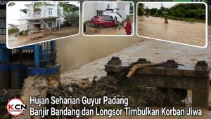 Hujan Seharian Guyur Padang, Banjir Bandang dan Longsor Timbulkan Korban Jiwa
