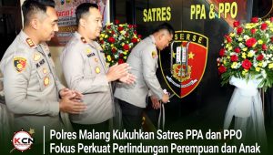 Polres Malang Kukuhkan Satres PPA dan PPO, Fokus Perkuat Perlindungan Perempuan dan Anak