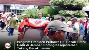 Program Presiden Prabowo100 Becak Listrik Hadir di Jember, Dorong Kesejahteraan Tukang Becak Lansia