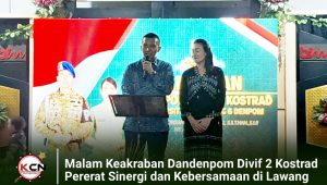 Malam Keakraban Dandenpom Divif 2 Kostrad, Pererat Sinergi dan Kebersamaan di Lawang