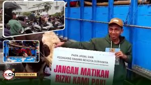 Tolak Relokasi RPH Pegirian, Massa Aksi di DPRD Surabaya Datangkan Truk Berisi Sapi
