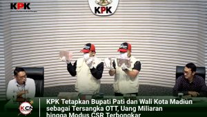 KPK Tetapkan Bupati Pati dan Wali Kota Madiun sebagai Tersangka OTT, Uang Miliaran hingga Modus CSR Terbongkar