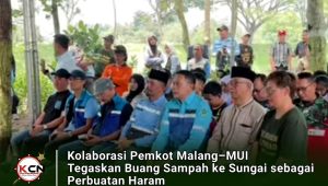 Kolaborasi Pemkot Malang–MUI, Tegaskan Buang Sampah ke Sungai sebagai Perbuatan Haram
