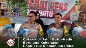 Cekcok di Jalur Batu–Kediri Berujung Kekerasan, Sopir Truk Diamankan Polisi