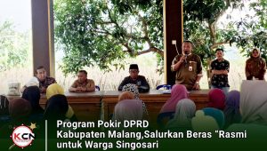 Program Pokir DPRD Kabupaten Malang Salurkan Beras “Rasmi” untuk Warga Singosari