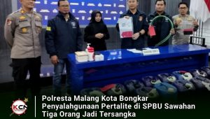 Polresta Malang Kota Bongkar Penyalahgunaan Pertalite di SPBU Sawahan, Tiga Orang Jadi Tersangka