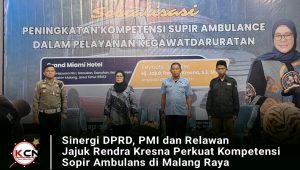 Sinergi DPRD, PMI dan Relawan, Jajuk Rendra Kresna Perkuat Kompetensi Sopir Ambulans di Malang Raya