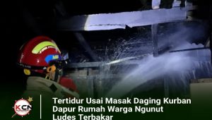 Tertidur Usai Masak Daging Kurban, Dapur Rumah Warga Ngunut Ludes Terbakar
