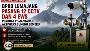 BPBD Lumajang Pasang 12 CCTV dan 4 EWS, Perkuat Pemantauan Aktivitas Gunung Semeru