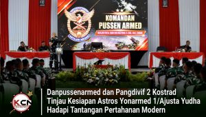 Danpussenarmed dan Pangdivif 2 Kostrad Tinjau Kesiapan Astros Yonarmed 1/Ajusta Yudha Hadapi Tantangan Pertahanan Modern