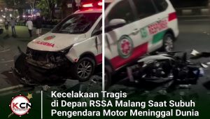 Kecelakaan Tragis di Depan RSSA Malang Saat Subuh, Pengendara Motor Meninggal Dunia