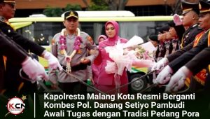 Kapolresta Malang Kota Resmi Berganti, Kombes Pol. Danang Setiyo Pambudi Awali Tugas dengan Tradisi Pedang Pora
