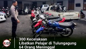 300 Kecelakaan Libatkan Pelajar di Tulungagung, 64 Orang Meninggal